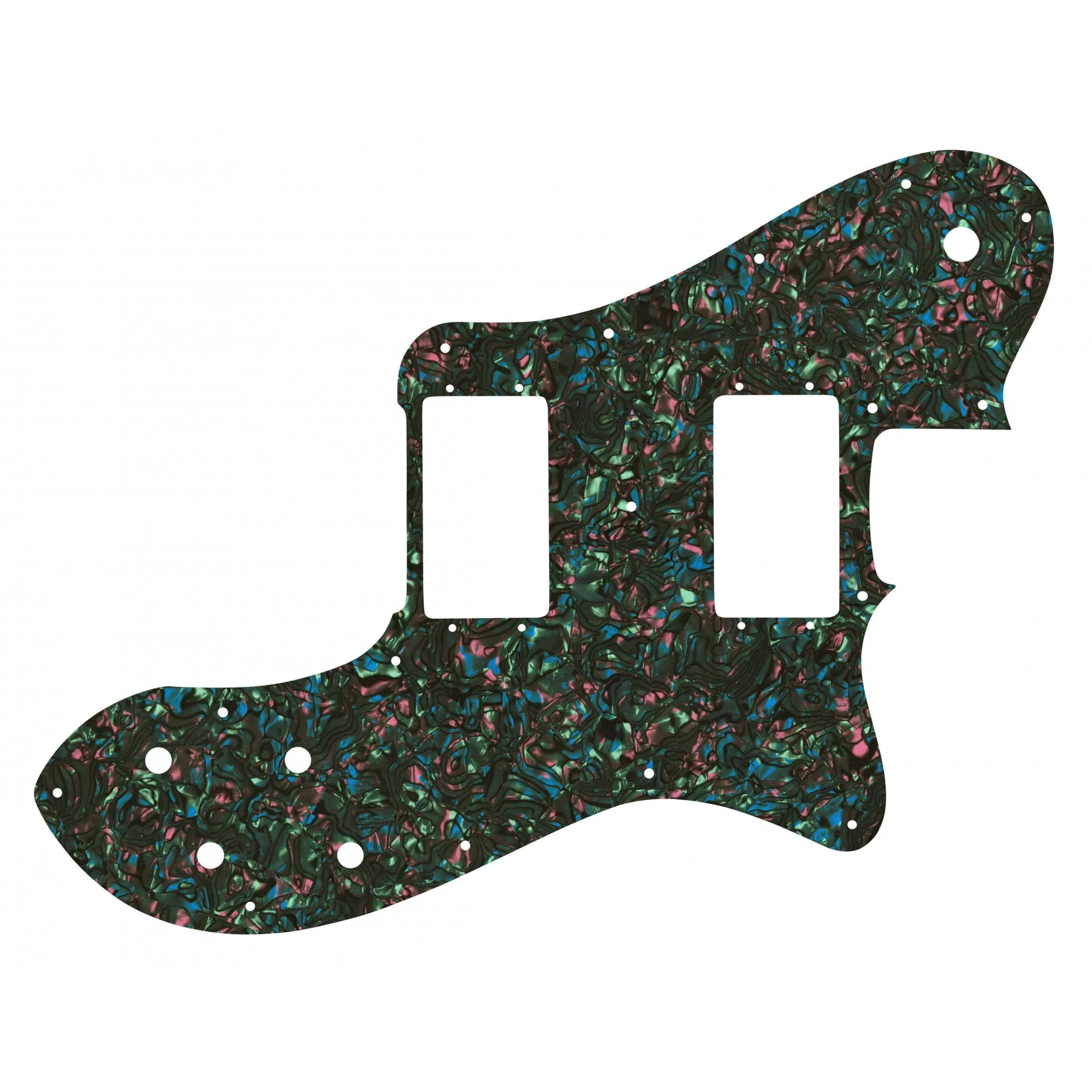 Tele Deluxe - Black Abalone Fender Wide Range Humbuckers - Image 3