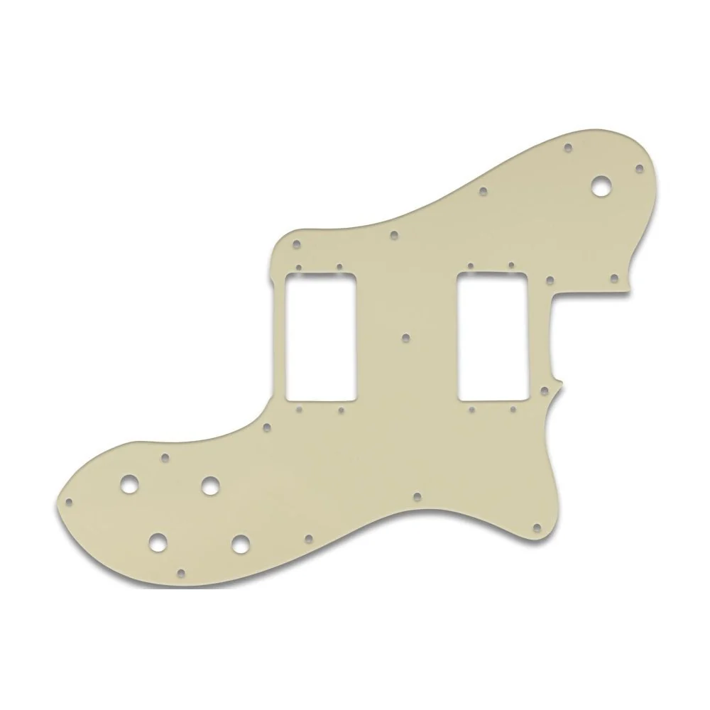 Tele Deluxe - Parchment Thin .063 Fender Wide Range Humbuckers - Image 2