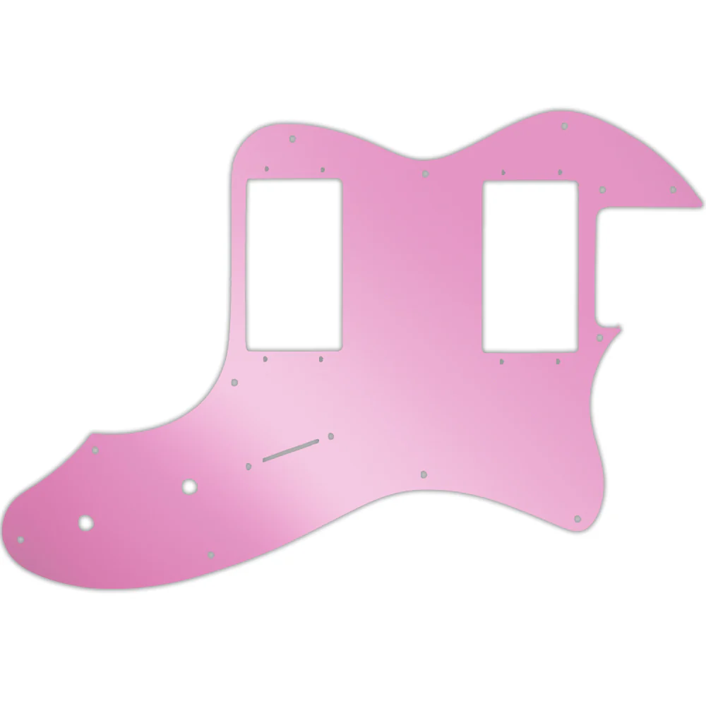 Tele Thinline 1999 Made In Japan '72 Telecaster Thinline - Pink Mirror Fender Wide Range Humbuckers