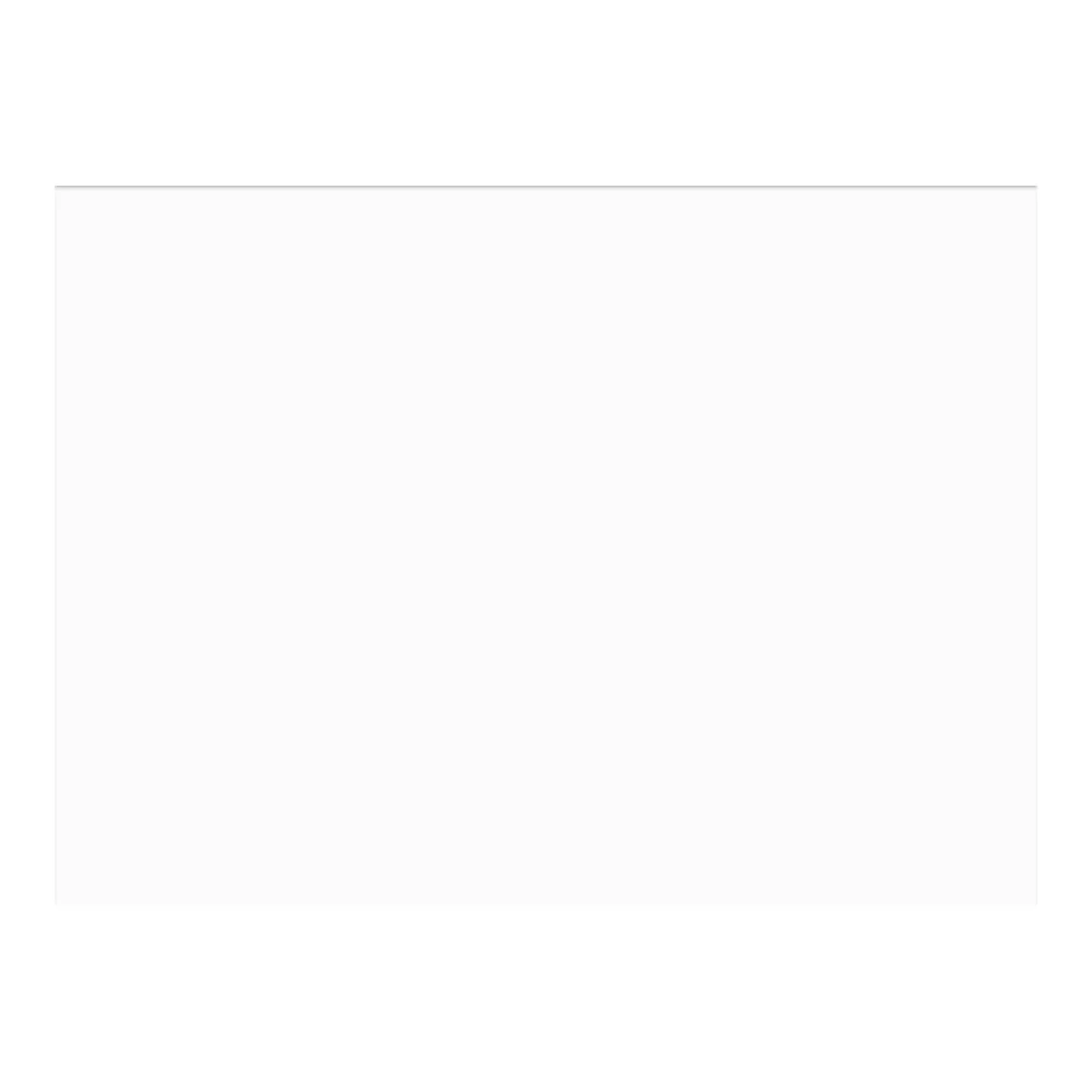 White Single Ply (2mm Thick) Blank Sheet 435mm x 290mm